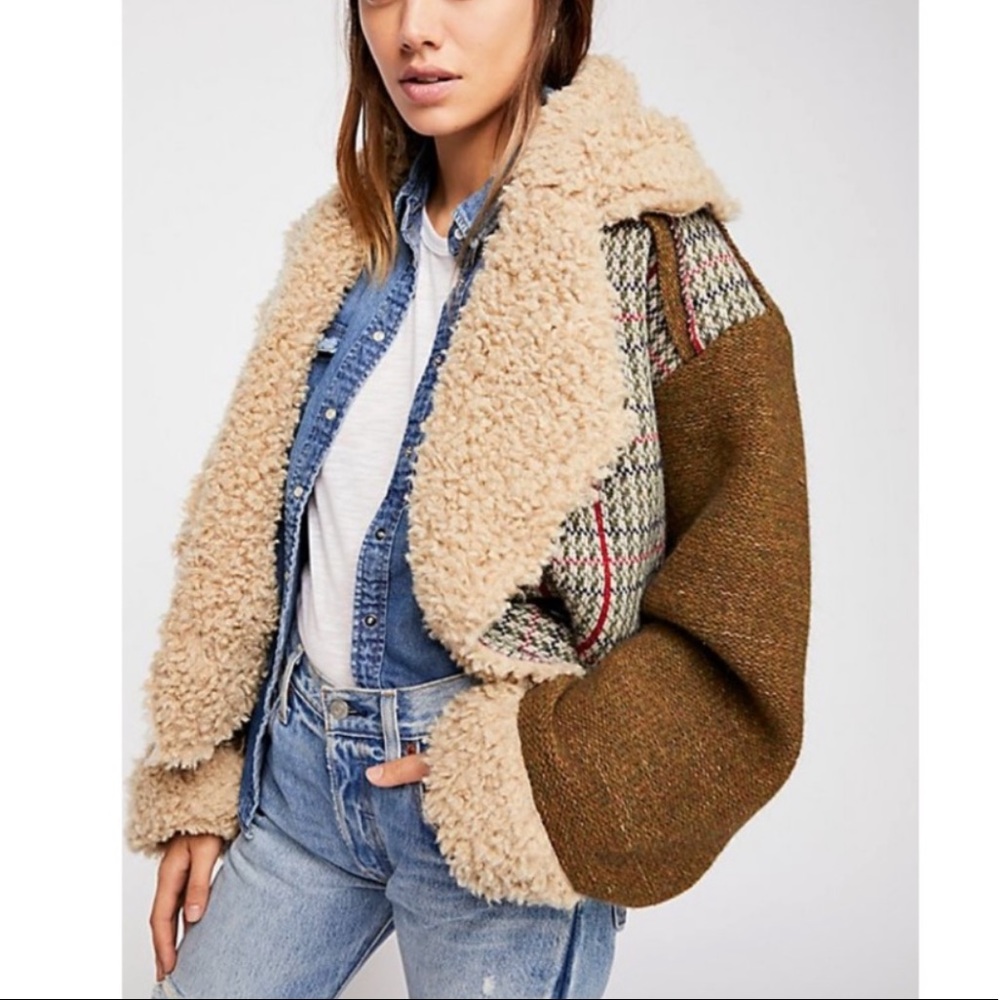 free people hidden cabin sweater jacket